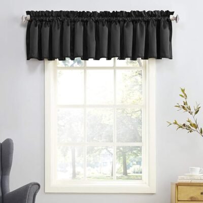 Barrow Energy Efficient Rod Pocket Curtain Valance Pair